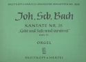 Geist und Seele wird verwirret Kantate Nr.35 BWV35 Orgel