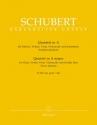 Quintett A-Dur D667 oppost.114 fr Klavier, Violine, Viola, Violoncello und Kontraba,  Stimmen