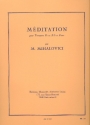 Meditation pour trompette ut ou sib et piano