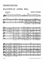 Magnificat anima mea fr 5 gemischte Stimmen und Streicher Chorpartitur (la) (Mindestmenge 10 x )=