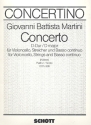 Concerto D-Dur fr Violoncello, Streicher und Basso continuo Partitur