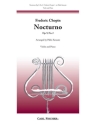 Nocturne E flat major op.9,2 for violin and piano