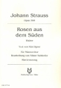 Rosen aus dem Sden op.388 fr Mnnerchor und Klavier Partitur