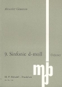 Sinfonie d-Moll Nr.9 fr Orchester Studienpartitur