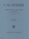 Aufforderung zum Tanze op.65 Rondo brillant Des-Dur fr Klavier