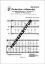Gro�er Gott wir loben dich f�r Volksgesang, gem Chor und Orgel Partitur (dt)