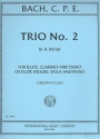 Trio a minor no.2 for flute, clarinet and piano (or violin, viola and piano)