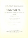 Sinfonie Nr.1 G-Dur WQ182,1 fr Streicher und Bc Cembalo