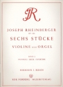 6 Stcke op.150 Band 2 fr Violine und Orgel