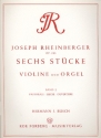 6 Stcke op.150 Band 2 fr Violine und Orgel