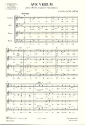 Ave verum corpus mi bemol majeur pour choeur mixte (orgue ad lib) partition (la)