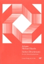 Sieben Divertimenti fr 3 Streichinstrumente Partitur