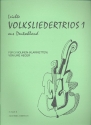 Leichte Volksliedertrios Band 1 fr 3 Violinen (Klarinetten) Partitur und 3 Stimmen