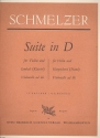 Suite D-Dur für Violine und Cembalo (Klavier), Violoncello ad lib. Partitur und 2 Stimmen