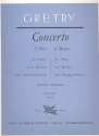 Concerto C-Dur fr Flte, 2 Hrner und Streichorchester Partitur