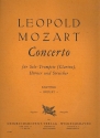 Konzert für Solo-Trompete (Clarino), Hörner und Streicher Partitur