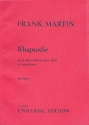 Rhapsodie pour 2 violons, 2 altos et contrebasse Studienpartitur