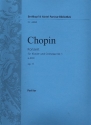 Konzert e-Moll Nr.1 op.11 fr Klavier und Orchester Partitur