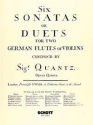 6 sonates a duets op.5 for 2 flutes score