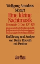 Wolfgang Amadeus Mozart Eine kleine Nachtmusik KV525 Serenade G-Dur, KV525 Einfhrung und