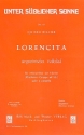 Lorencita Argentinisches Volkslied fr TTBB Chor und Klavier Chorpartitur (dt)