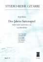 DES JAHRES SAITENSPIEL OP.76 6 LIEDER FUER MITTLERE SINGSTIMME UND GITARRE (DT)