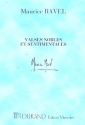 Valses nobles et sentimentales pour orchestre partition miniature