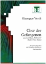 Chor der Gefangenen fr gem Chor und Klavier Partitur (dt/it)
