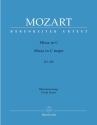 Missa C-Dur KV258 fr Soli, gem Chor und Orchester Klavierauszug