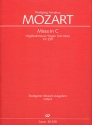 Missa C-Dur KV259 fr Soli, Chor und Orchester Partitur
