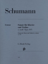 Sonate a-Moll op.105 fr Violine und Klavier