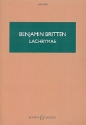Lachrymae op.48a for viola and strings study score