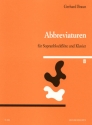 Abbreviaturen  fr Sopranblockflte und Klavier