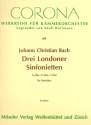 3 Londoner Sinfonietten fr Streicher Partitur (=Cembalo)