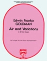 AIR AND VARIATIONS FOR THREE TRUMPETS AND PIANO GOLDMAN, ED       SCORE+3PARTS