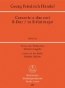 Concerto a due cori B-Dur, HWV 332  Studienpartitur