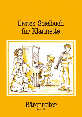 Erstes Spielbuch fr Klarinette und Klavier (2 Klar.) und Bassstimme Partitur und 3 Stimmen