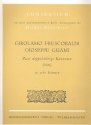 2 doppelchrige Kanzonen (1608) zu 8 Stimmen (SATB) Partitur und 8 Stimmen