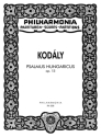 Psalmus hungaricus op.13 fr Tenor, gem Chor und Orchester Studienpartitur (un/dt/en)