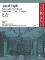 Streichquartett C-Dur op.1,6 HOB.III:6  Stimmen