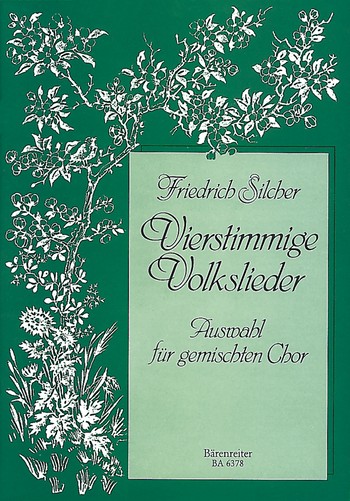 Vierstimmige Volkslieder fr gem Chor Partitur (dt)