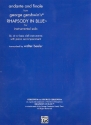 Rhapsody in Blue Andante and finale for Bb, Eb or bass clef instrument and piano   score and 3 parts