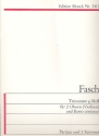 Triosonate g-Moll fr 2 Oboen (Violinen) und Bc Partitur und 3 Stimmen