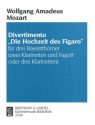 Divertimento Dir Hochzeit des Figaro für 3 Bassetthörner Stimmen