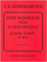 3 Konzerte fr 5 Violoncelli Stimmen