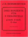 3 Konzerte fr 5 Violoncelli Stimmen