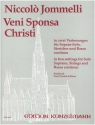 Veni sponsa Christi fr Sopran solo, Streicher und Bc Partitur (la)