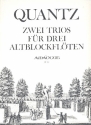 2 Trios fr 3 Altblockflten Partitur und Stimmen zahnm grete, ed