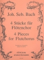 4 Stcke fr 4 Blockflten (SATB) Partitur und Stimmen