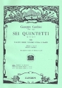 6 quintetti op.8-9 per flauto, oboe e trio d'archi Partitur